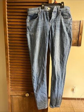 Express Women's Light Blue Skinny Jeans